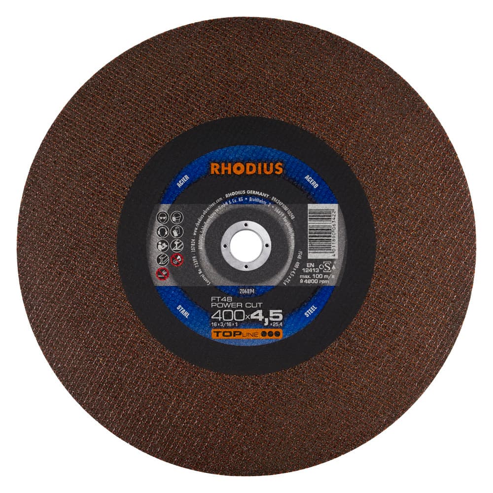 Rhodius Railschijf FT48 Staal 400 x 4.0 x 25.4mm