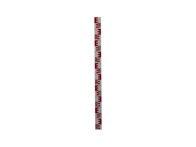 Kunststof E-baak 1 meter rood