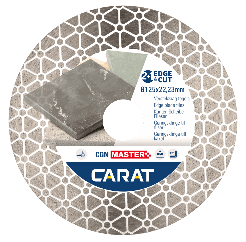 Carat diamantzaagblad CGNM 125mm M14 tegels-natuursteen Master verstek