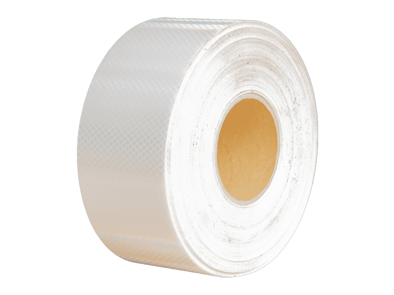 Reflectietape wit 80 mm breed