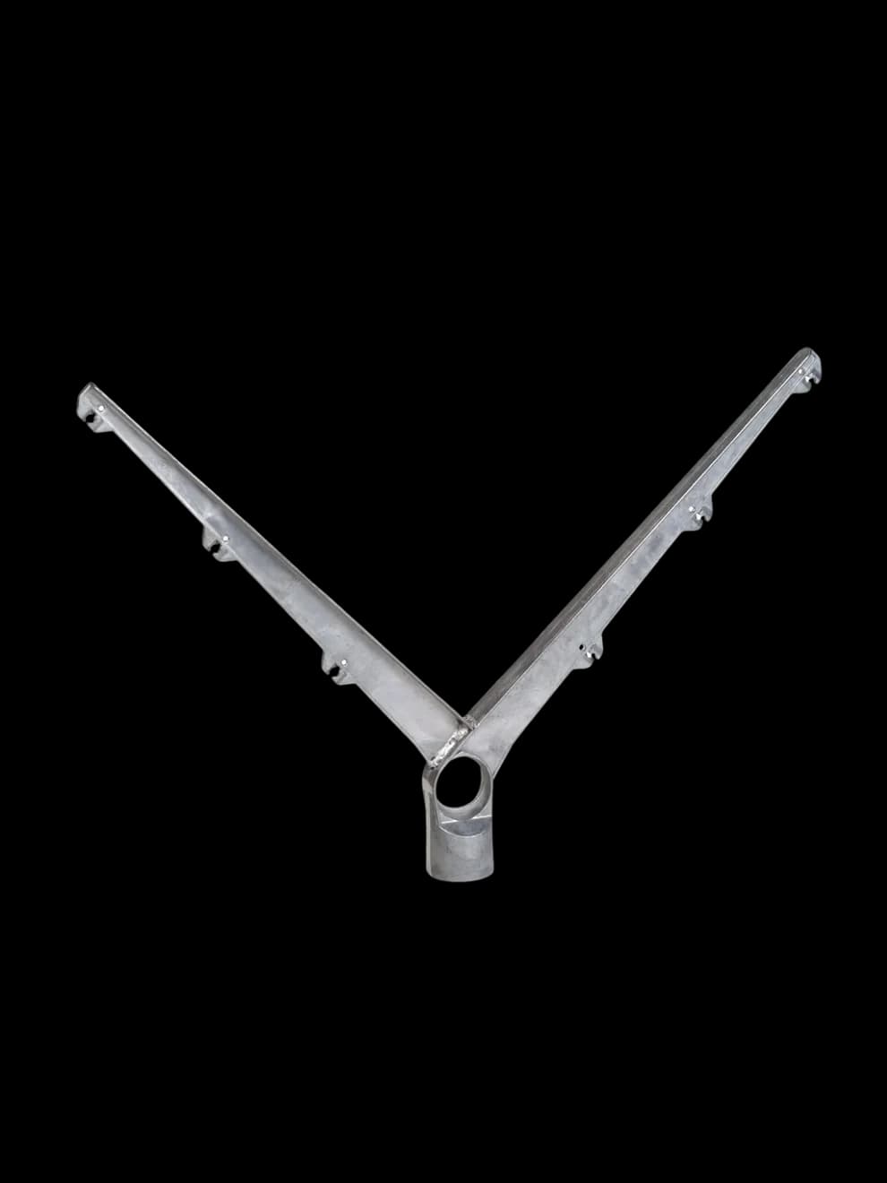 Puntdraadkop alu dubbel tbv buis Ø 60mm