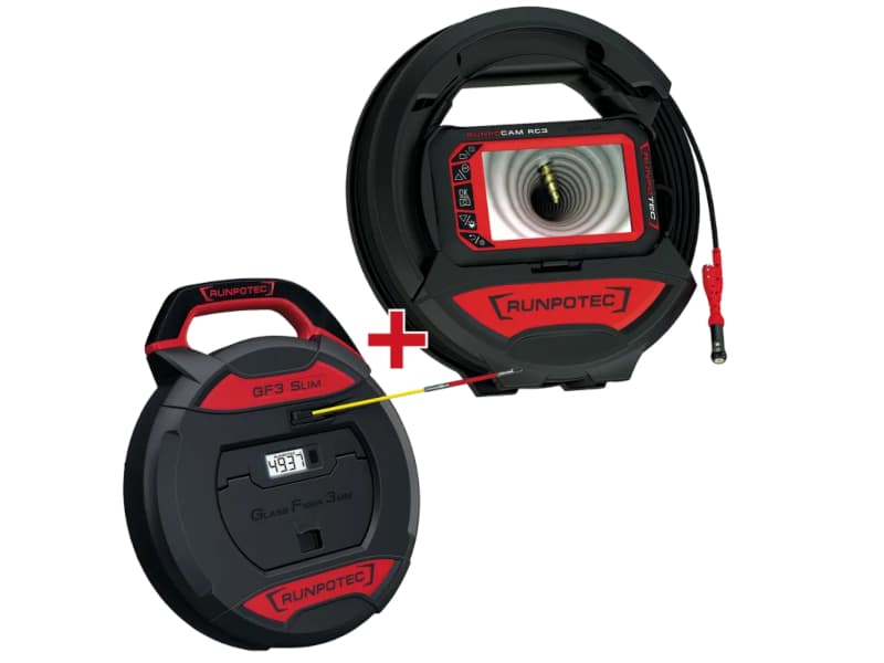 Runpotec Inspectiecamera RC3 15m + GF3 met lengtemeter