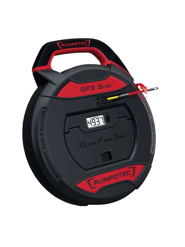 Runpotec GF3 Slim Glasvezeltrekveer Ø3mm met lengtemeter