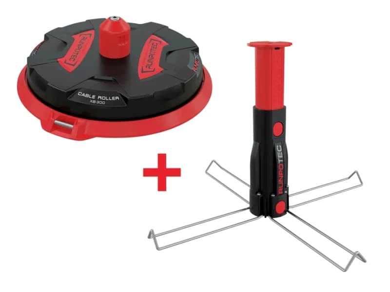 Runpotec Kabelafroller XB300 met centreerdoorn
