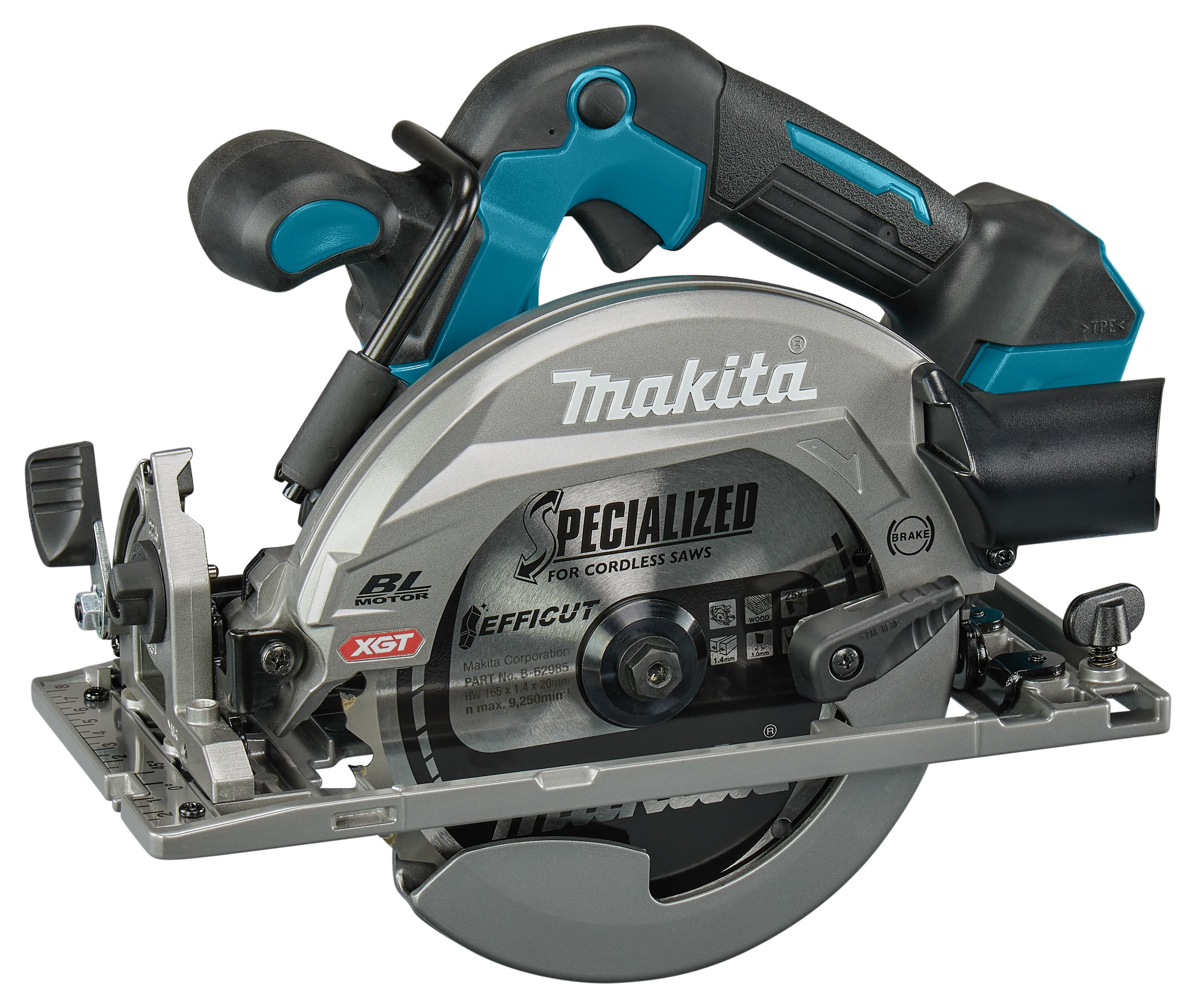 Makita cirkelzaag HS012GZ 165mm links 40V