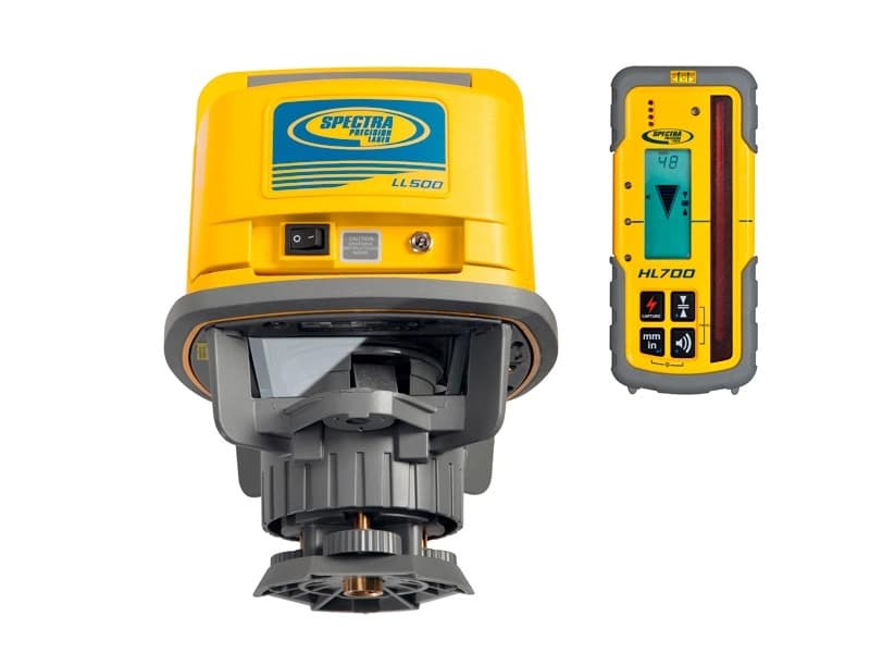 Spectra LL500 bouwlaser met handontvanger HL700