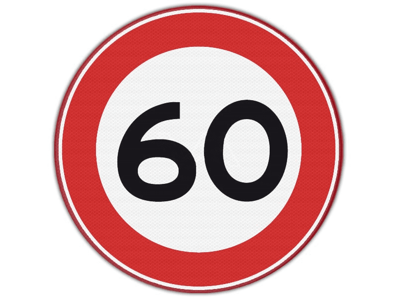 600711_Verkeersbord_RVV_A01_60___Maximumsnelheid_60_km_p1