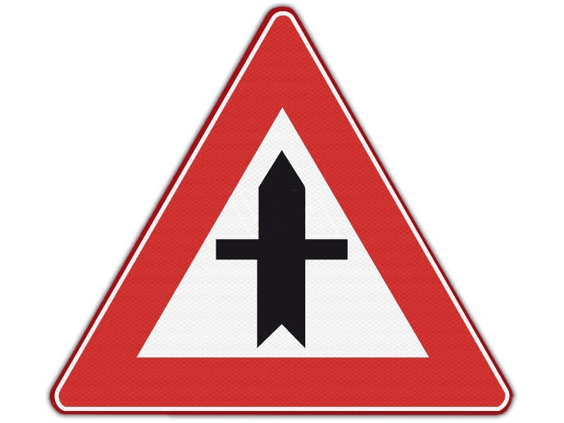 Verkeersbord RVV B03 - Voorrangskruising