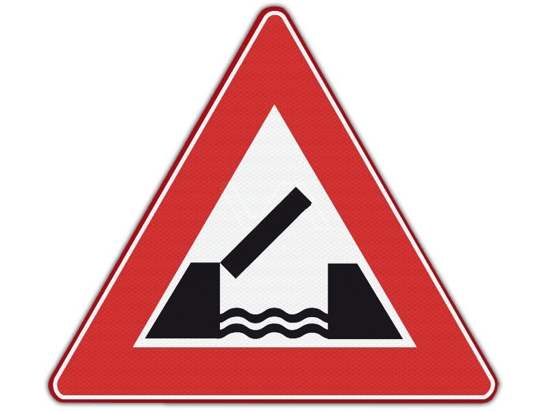 Verkeersbord AIC Visser RVV J14 Tramkruising 70cm veilig