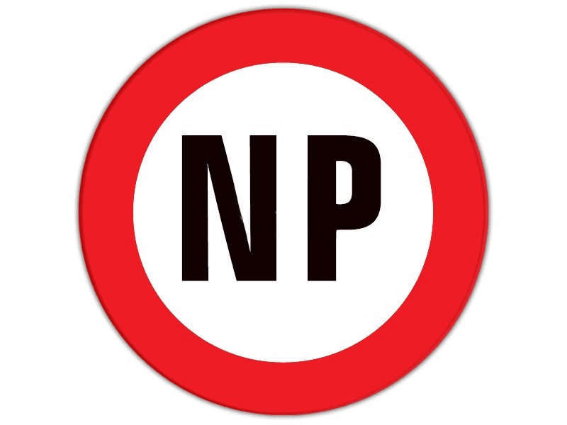 Verkeersbord Niet parkeren