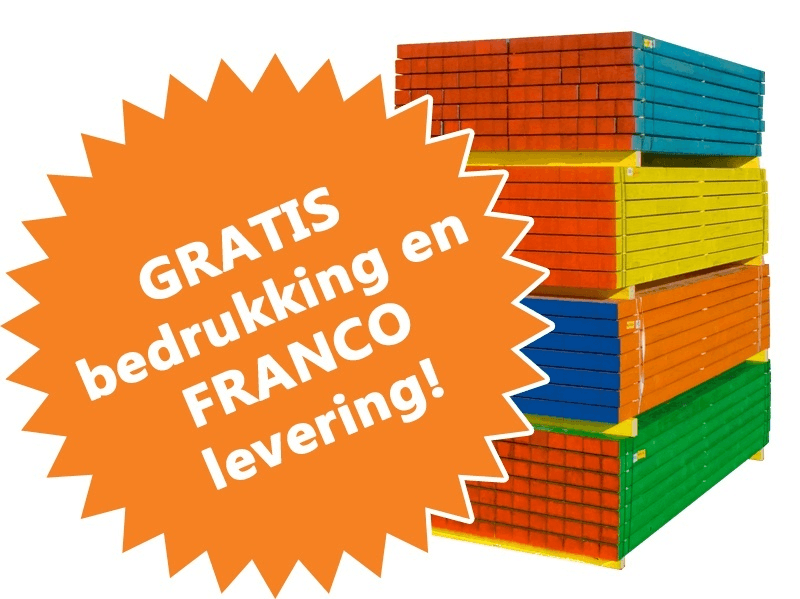 Metselprofielen hout | bundel 100 stuks