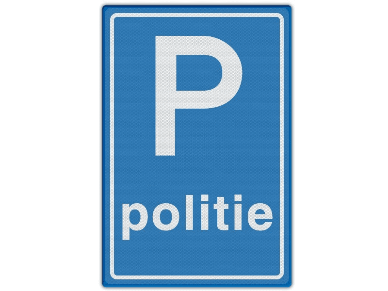 Verkeersbord RVV E08l - Parkeren politie