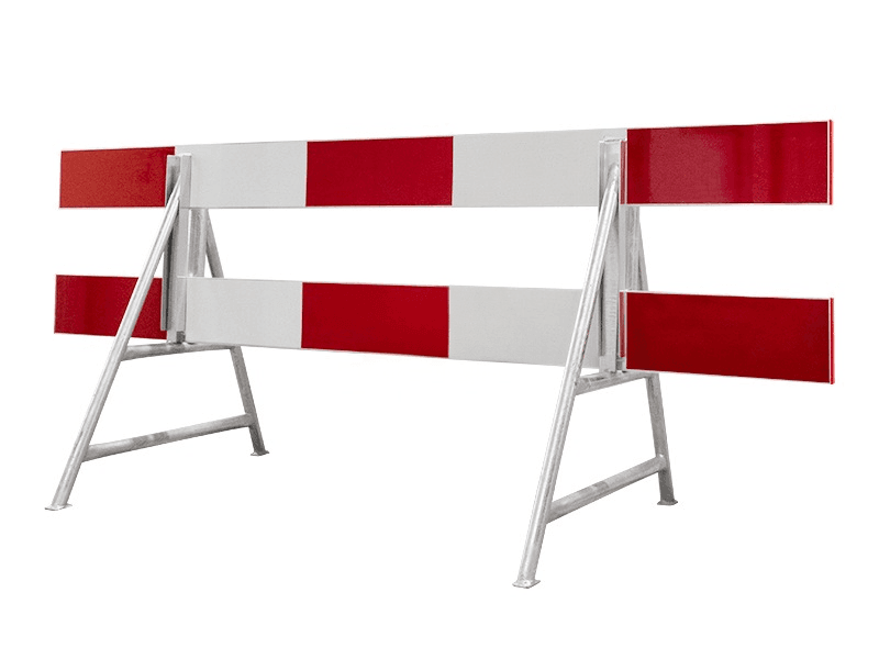Afzethek 250cm aluminium dubbelzijdig compleet