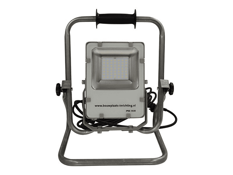 LED-bouwlamp 12 Watt SMD met grondstatief Prof