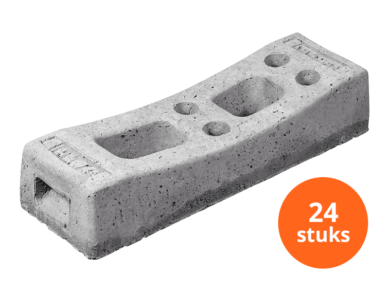 Bouwhekvoet beton Heras | 24 stuks