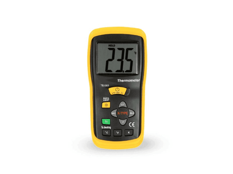 Temperatuurmeter TE1000 met priksensor Asfalt