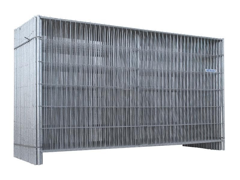 Bouwhek bundel 32 x M90 naverzinkt + klem en voet