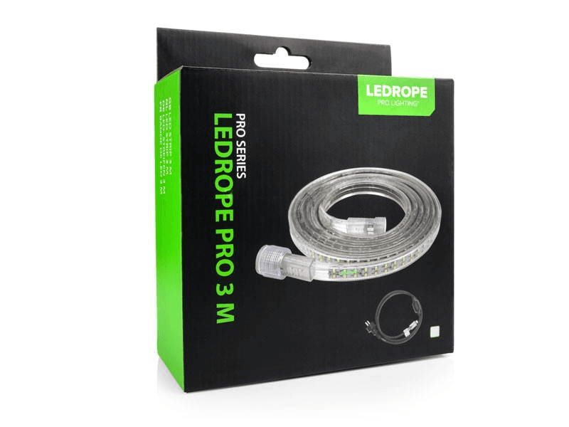 Lichtslang LedRope Pro 3m + stroomkabel 1.5m