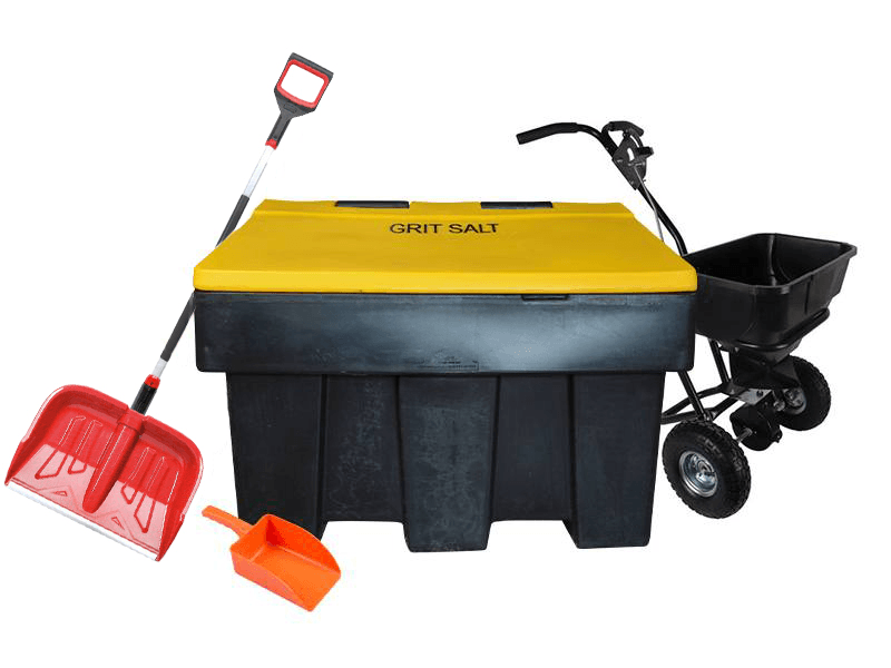 Zoutbak groot 450 kg Luxe set