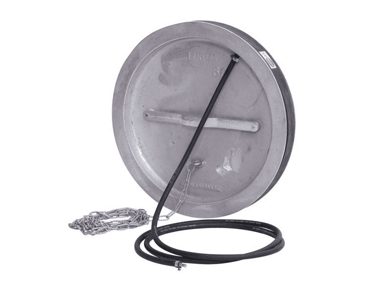 Rioolafsluiter Lansas aluminium Ø 200mm plaat