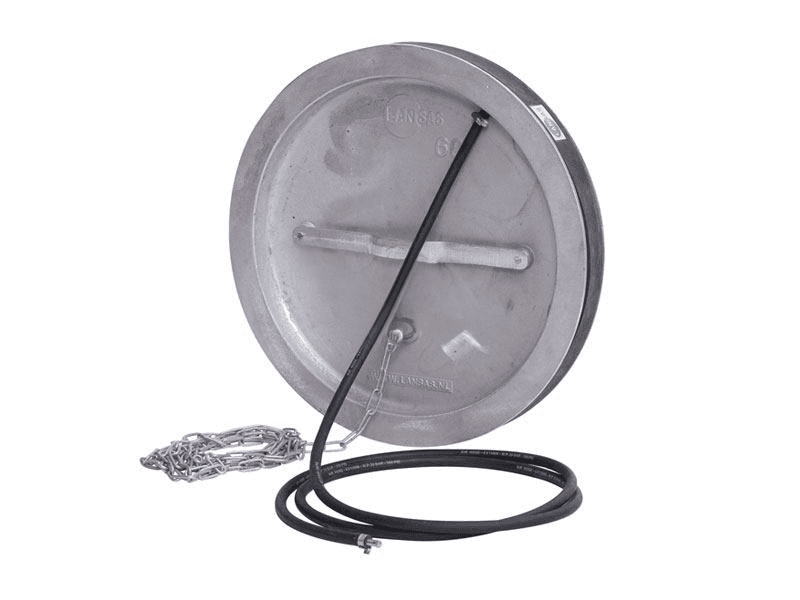 Rioolafsluiter Lansas aluminium Ø 230mm plaat