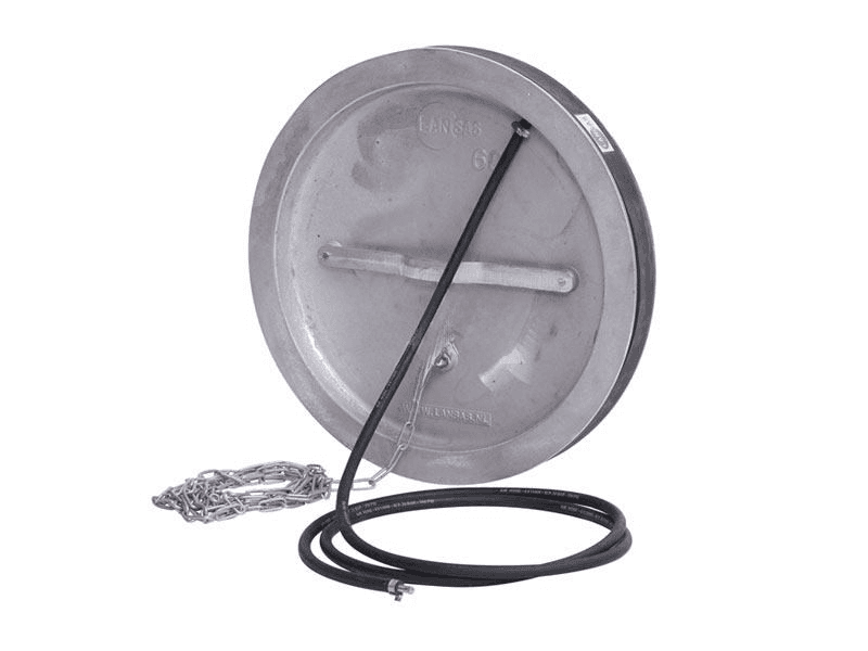 Rioolafsluiter Lansas aluminium Ø 350mm plaat