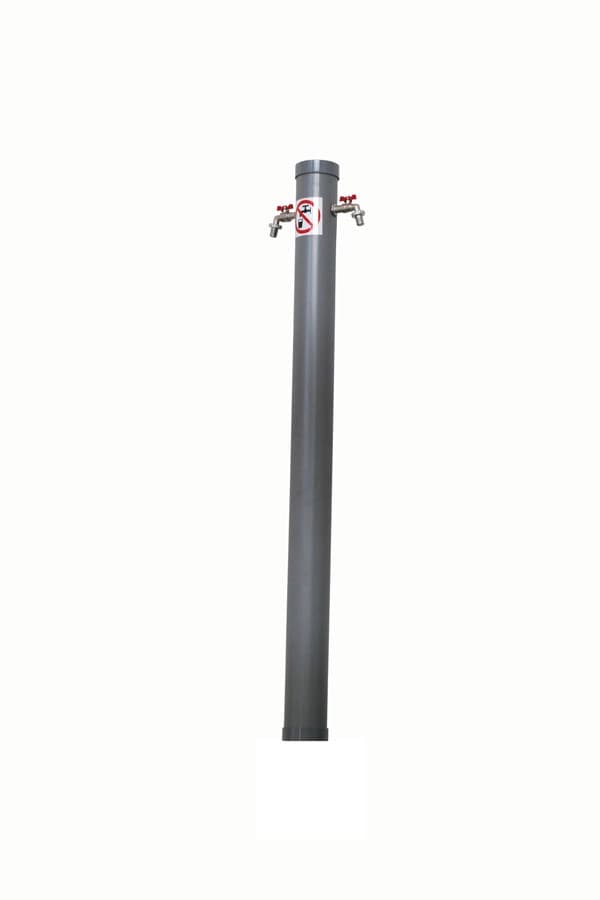 Standleiding standaard 25mm 2x kraan | T-stuk