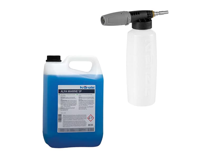 Kränzle schuiminjector + AHD reinigingsmiddel 5 liter