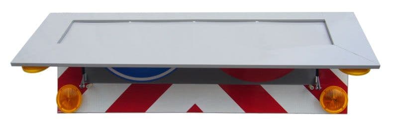 Actieframe ingeklapt