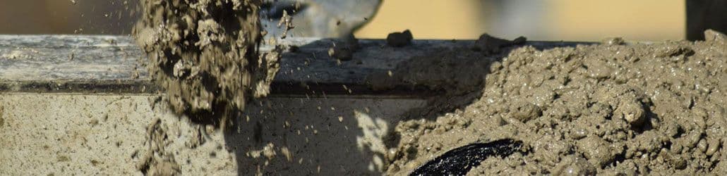 Vers beton dat wordt gestort