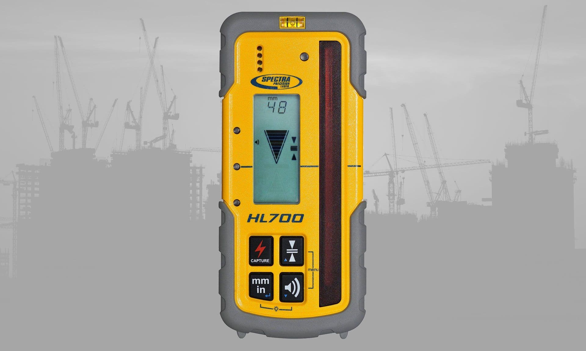 Handontvanger Spectra HL700 met standaard achtergrond
