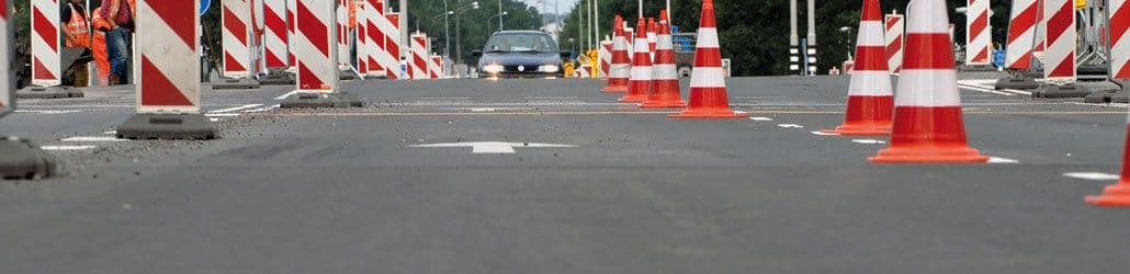 Verkeerskegels of geleidebaken