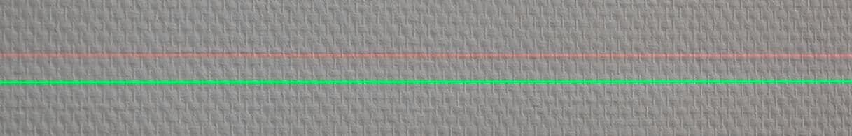 Verschil groene en rode laserstraal