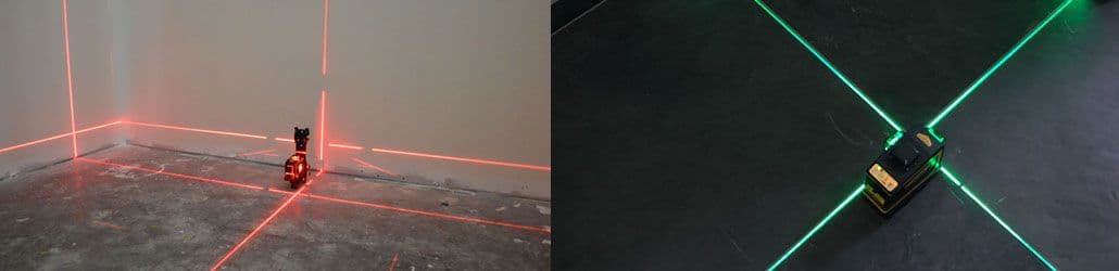 Laserstraal groen of rood?