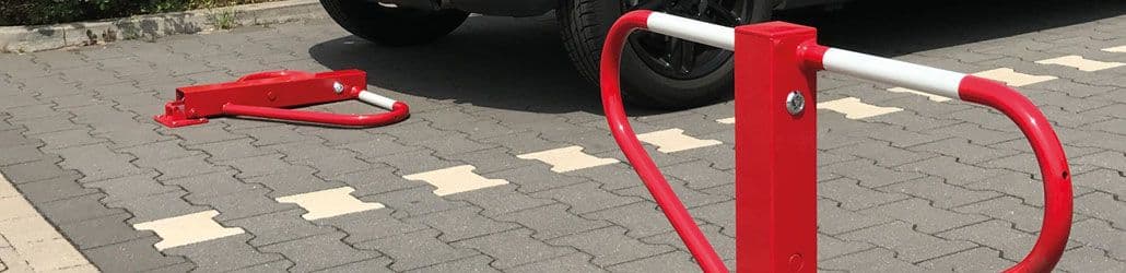 Parkeerbeugels plaatsen banner