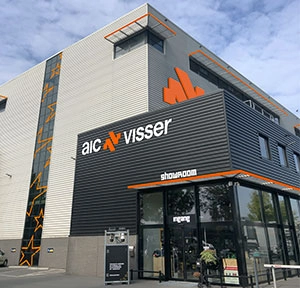 Voorkant pand van AIC Visser in Harderwijk